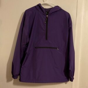 Purple Charles River Windbreaker